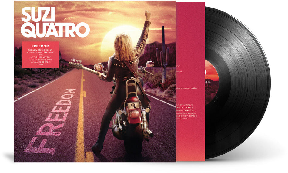 the album cover for Suzi Quatro - Freedom