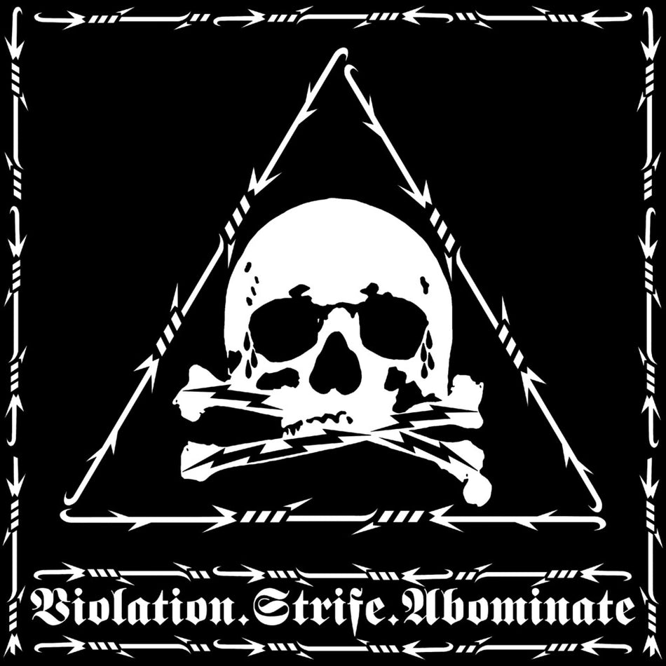 the album cover for Revenge - Violation Strife Abominate (Blk) [Colored Vinyl] (Gate)