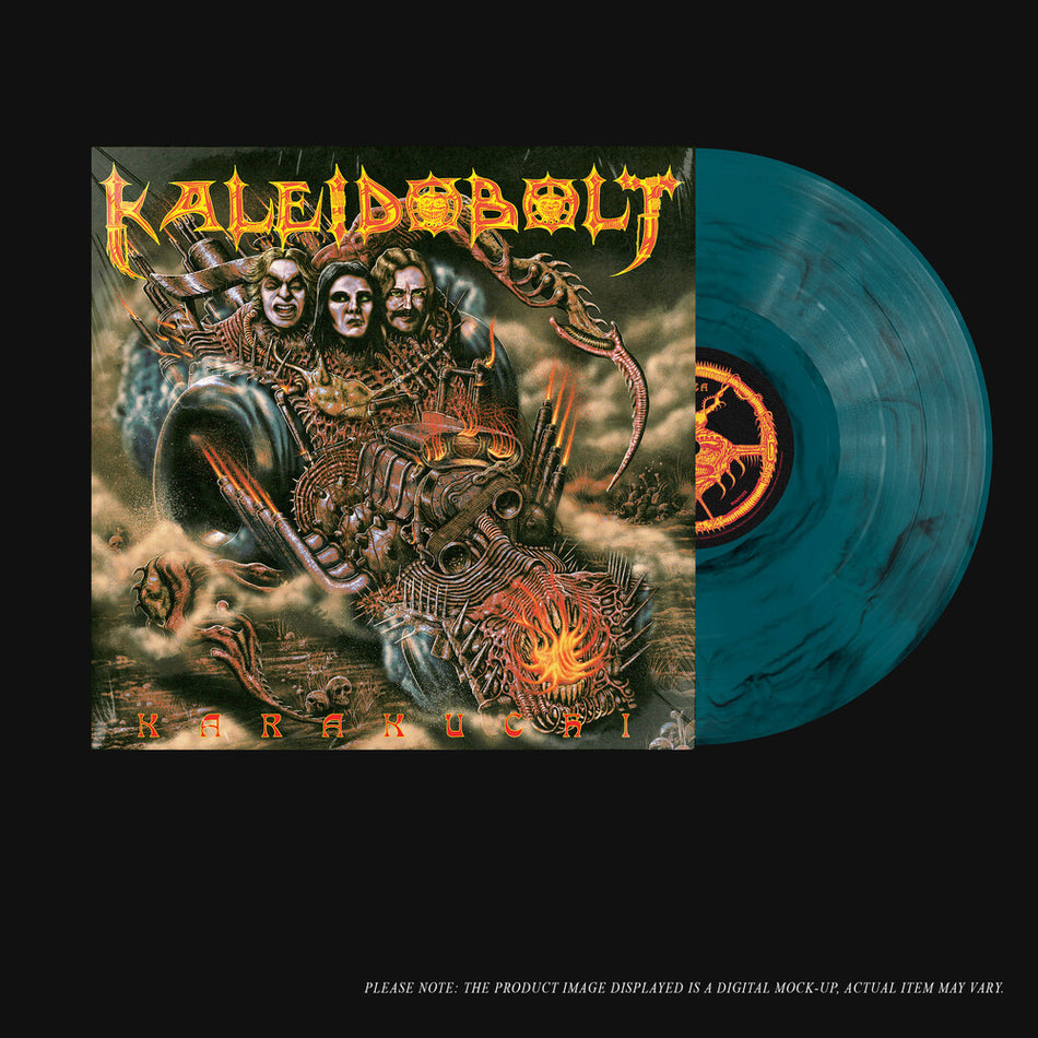 the album cover for Kaleidobolt - Karakuchi (Blk) [Colored Vinyl] [Limited Edition] (Trq) (Smok)