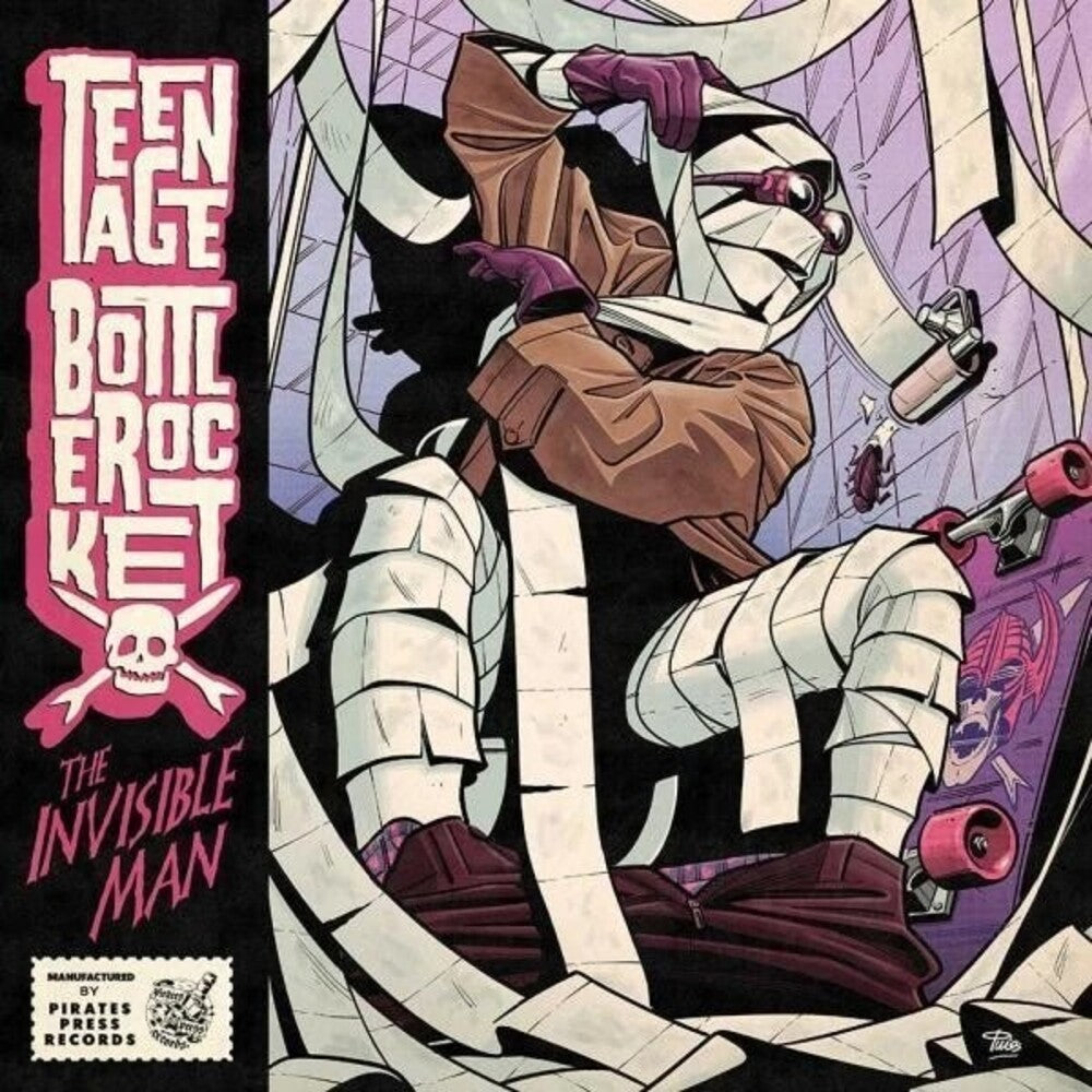 the album cover for Teenage Bottlerocket - Invisible Man [Colored Vinyl]