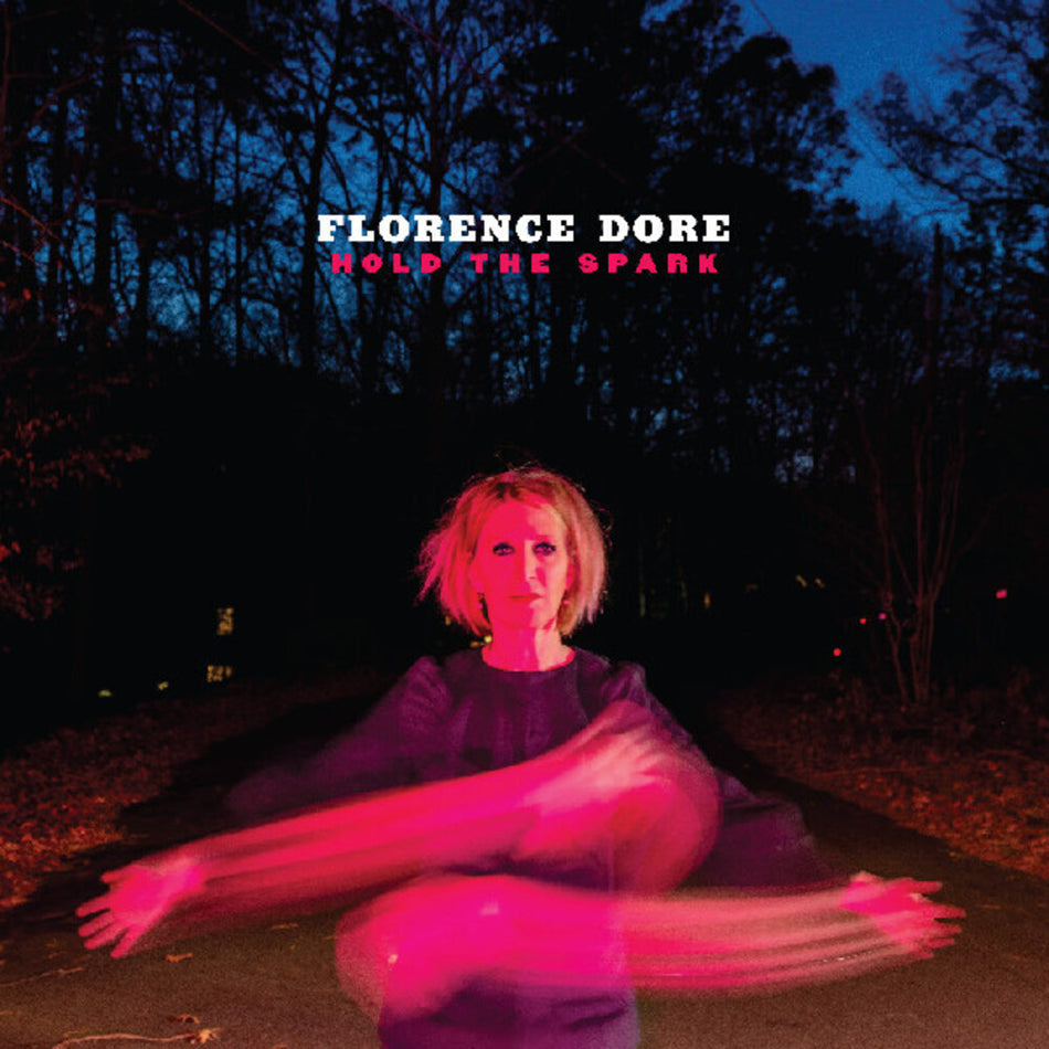 the album cover for Florence Dore - Hold The Spark - Neon Jazzberry [Colored Vinyl]