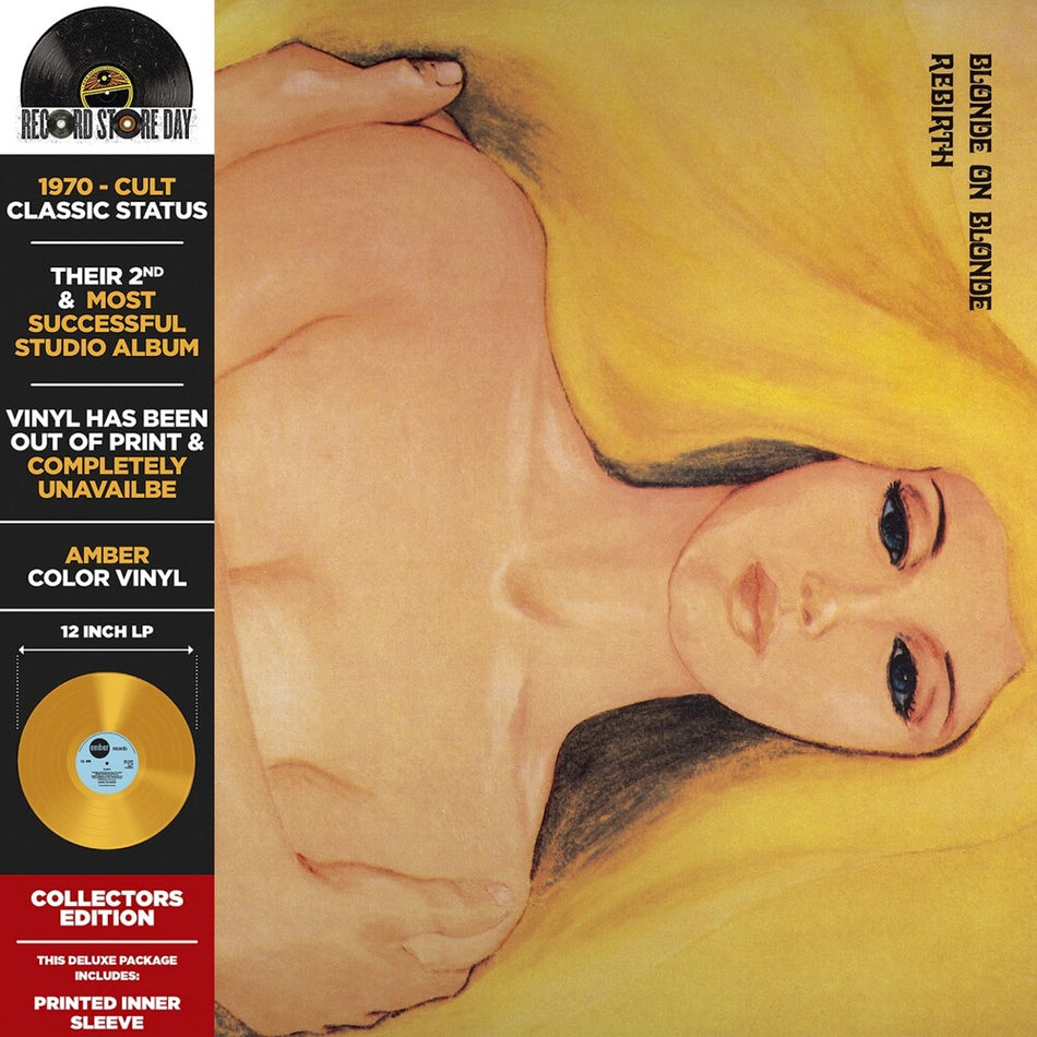 the album cover for Blonde On Blonde - Rebirth - Gold [Colored Vinyl] [Deluxe] (Gol) [Limited Edition] [Remastered]
