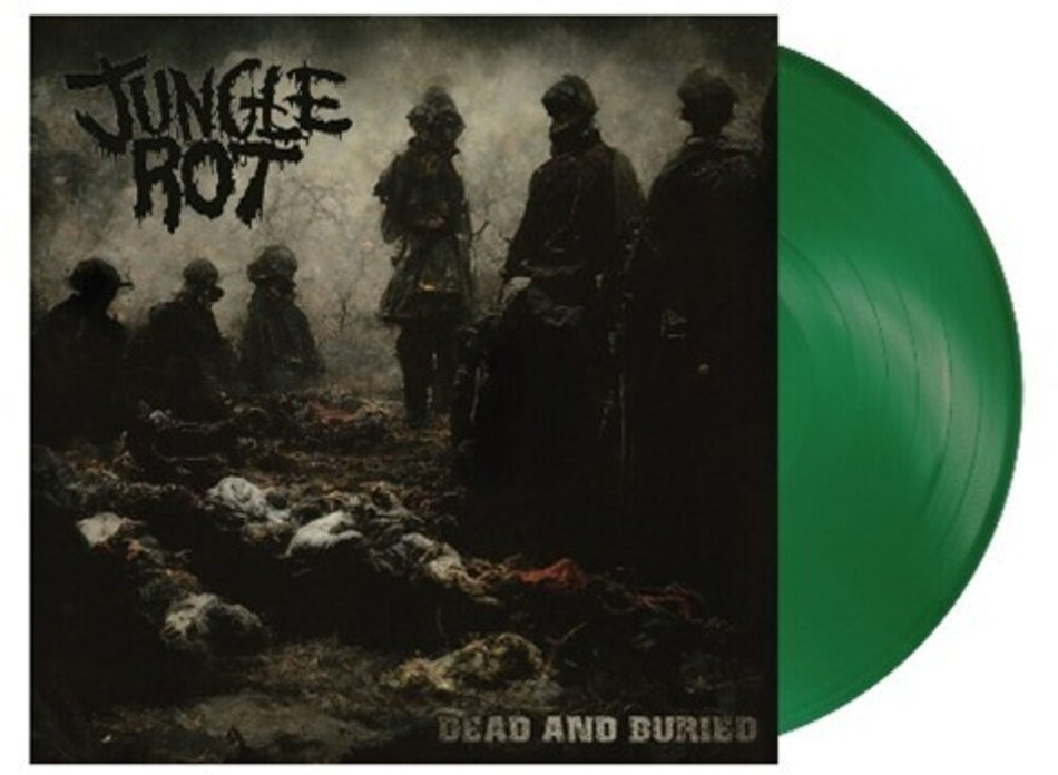 the album cover for Jungle Rot - Dead & Buried - Clear Vinyl [Clear Vinyl] (Uk)
