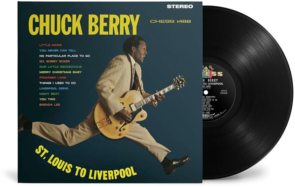 the album cover for Berry, Cherry - St. Louis To Liverpool (Chess Acoustic Sounds Series)