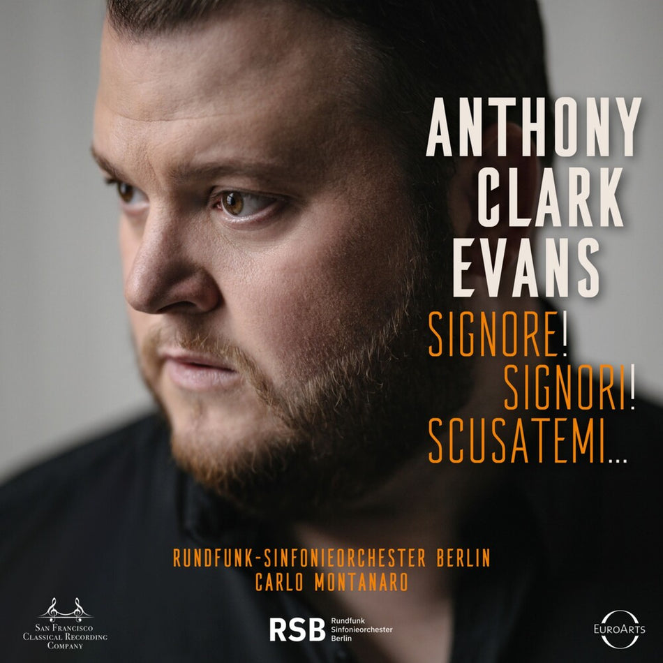 the album cover for Evans, Anthony Clark - Signore Signori Scusatemi