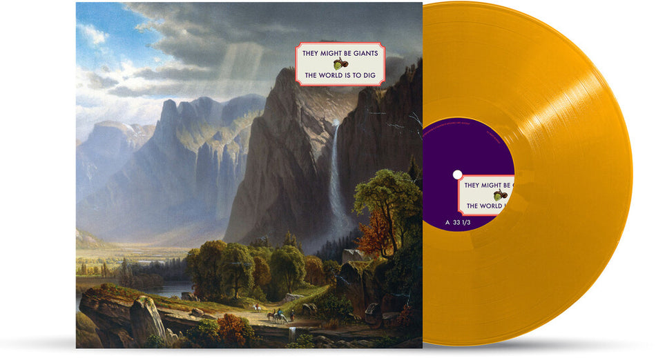 the album cover for They Might Be Giants - World Is To Dig [Colored Vinyl] [180 Gram] (Ylw)