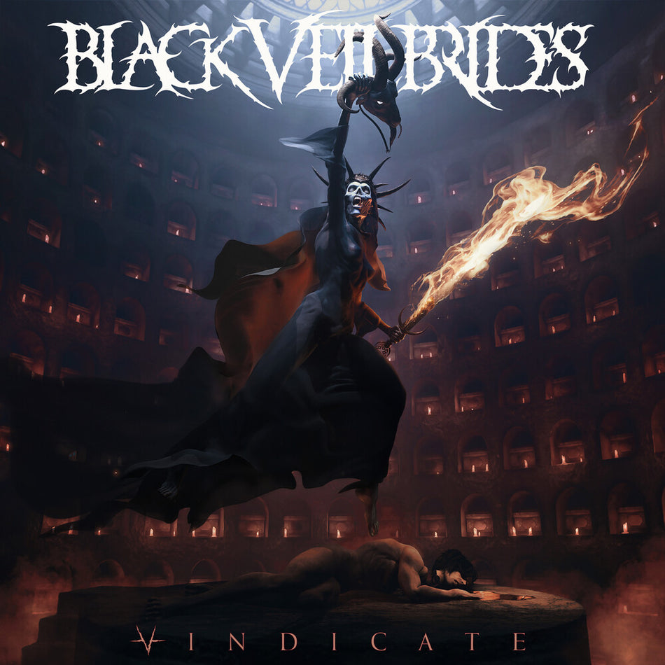 the album cover for Black Veil Brides - Vindicate - Glow In The Dark [Colored Vinyl]