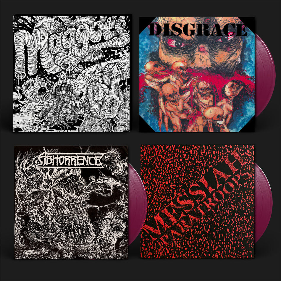 the album cover for Abhorrence - Maggots: Original Artyfacts From The First Finnish