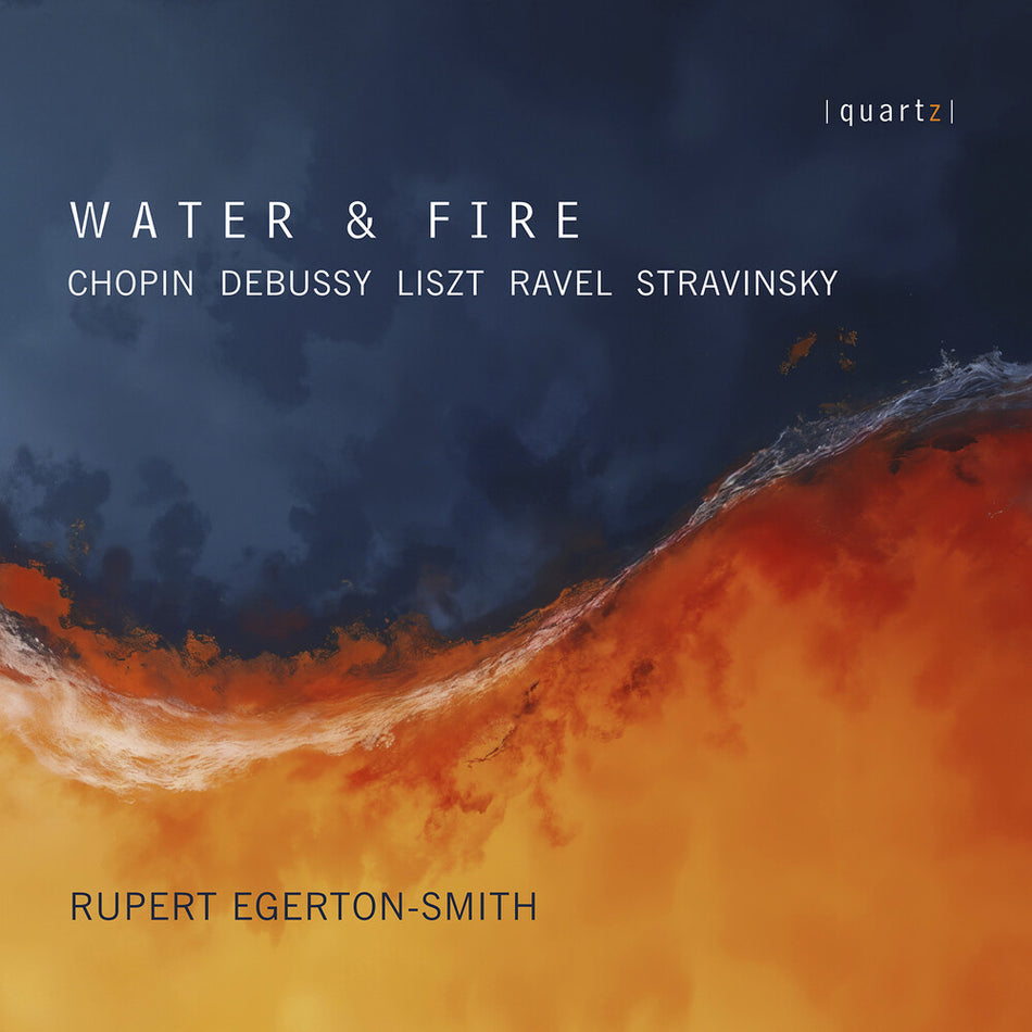 the album cover for Egerton-Rupert Smith - Water & Fire