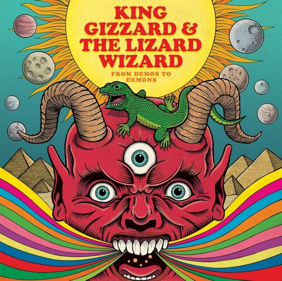 the album cover for King Gizzard / Lizard Wizard - From Demos To Demons