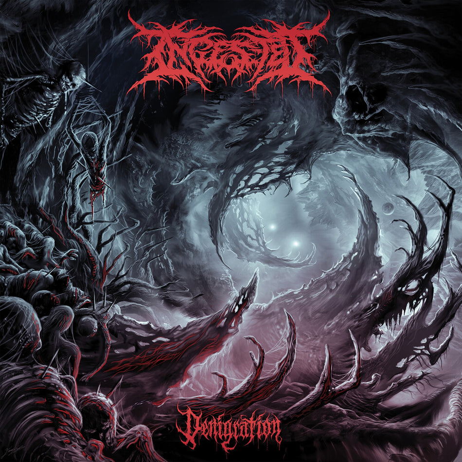the album cover for Ingested - Denigration