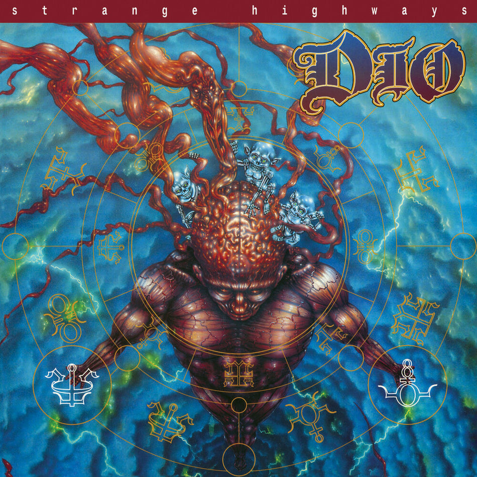 the album cover for Dio - Strange Highways [Colored Vinyl] (Grn)