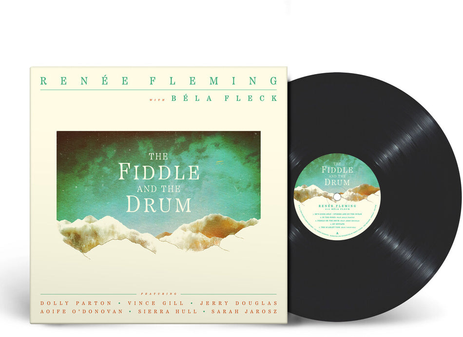 the album cover for Renee Fleming - The Fiddle and the Drum