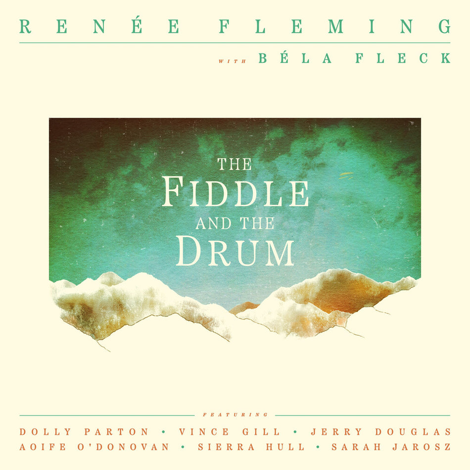 the album cover for Renee Fleming - The Fiddle and the Drum