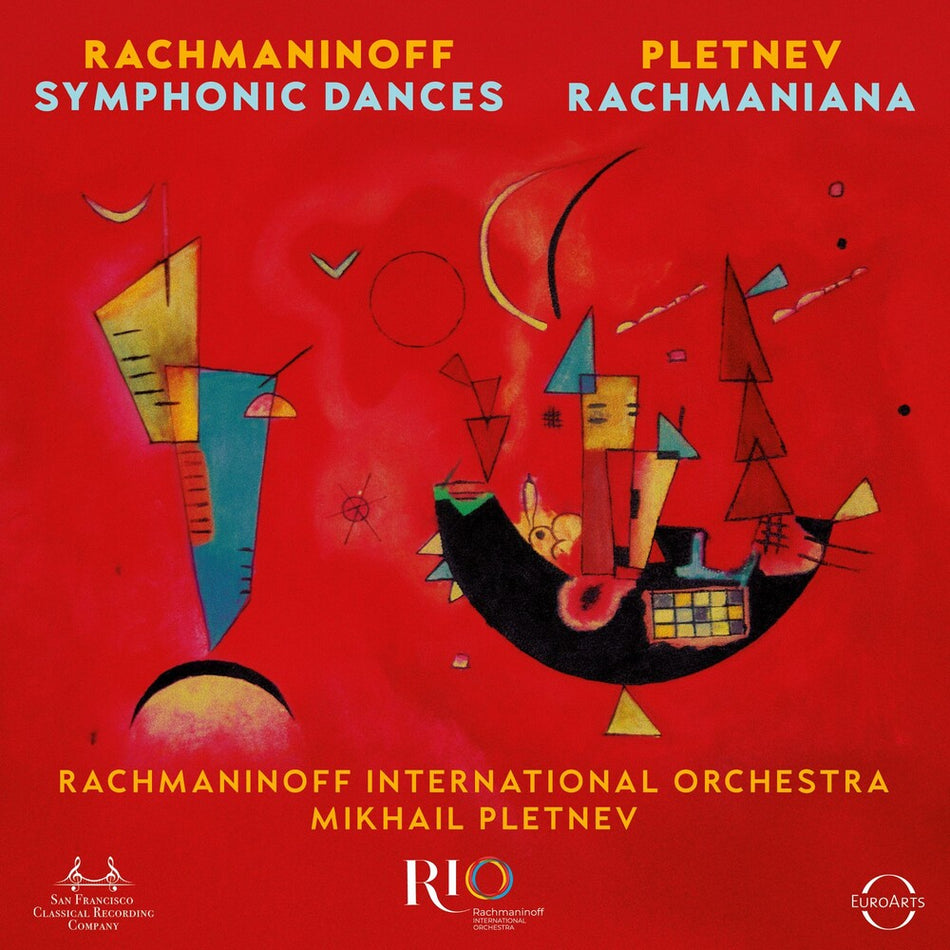 the album cover for Rachmaninoff International Orchestra - Rachmaniana & Rachmaninoff: Symphonic Dances