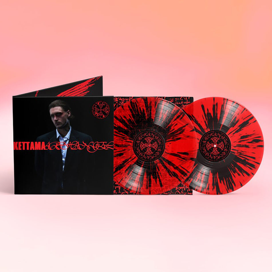 the album cover for Kettama - Archangel (Blk) [Colored Vinyl] (Red) (Spla) (Uk)