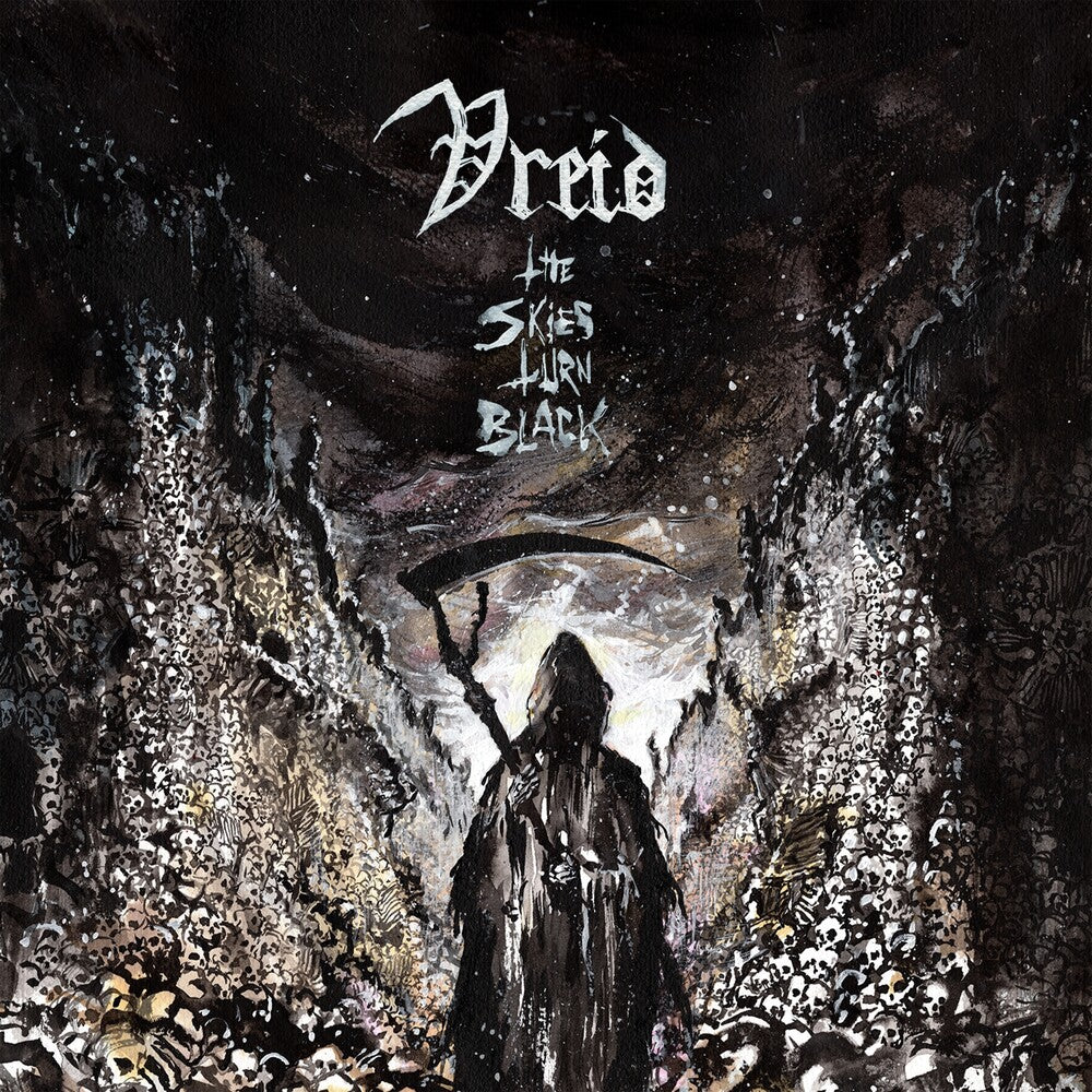 the album cover for Vreid - Skies Turn Black (Blk) [Colored Vinyl] (Gol)