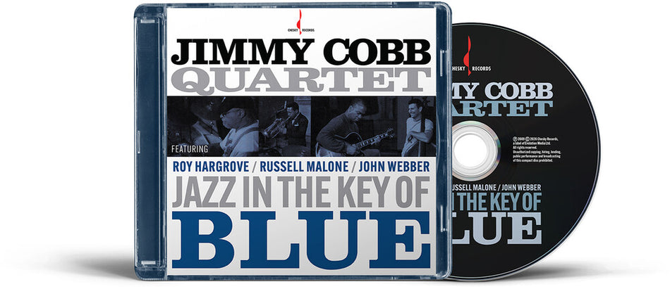 the album cover for Jimmy Cobb  Quartet - Jazz In The Key Of Blue (Hybr)