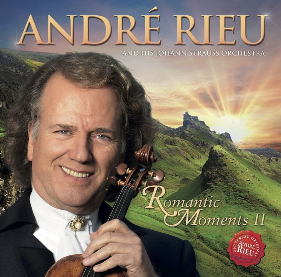 the album cover for Andre Rieu  / Johann Strauss Orchestra - Romantic Moments Ii [Deluxe] [Reissue]