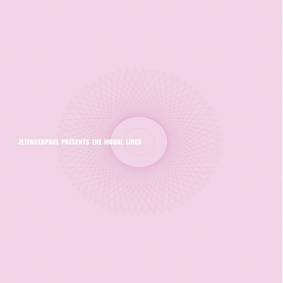 the album cover for Jetenderpaul - Presents The Modal Lines - Pink Splatter [Colored Vinyl]