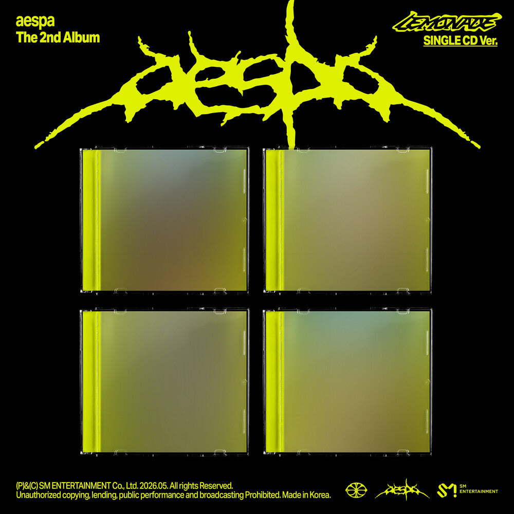 the album cover for Aespa - LEMONADE (SINGLE CD Ver.) [KARINA]