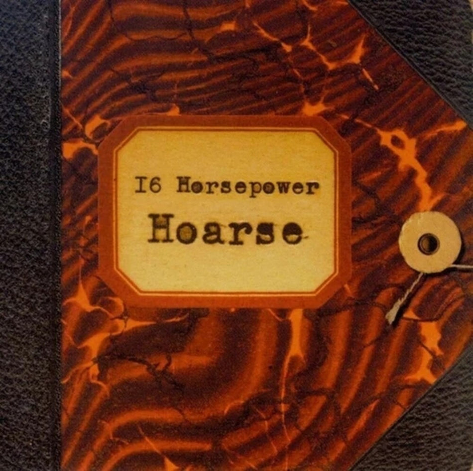 the album cover for 16 Horsepower - Hoarse - Live [Colored Vinyl] (Red)