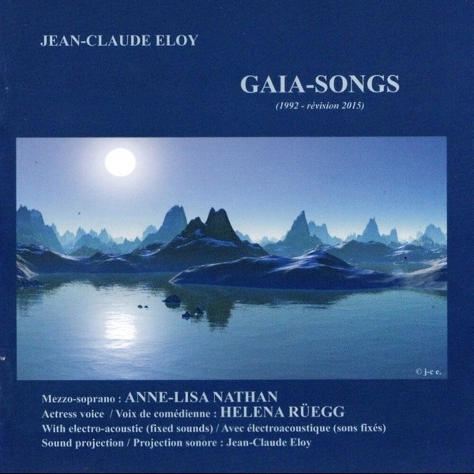 the album cover for Jean Eloy -Claude - Gaia-Songs