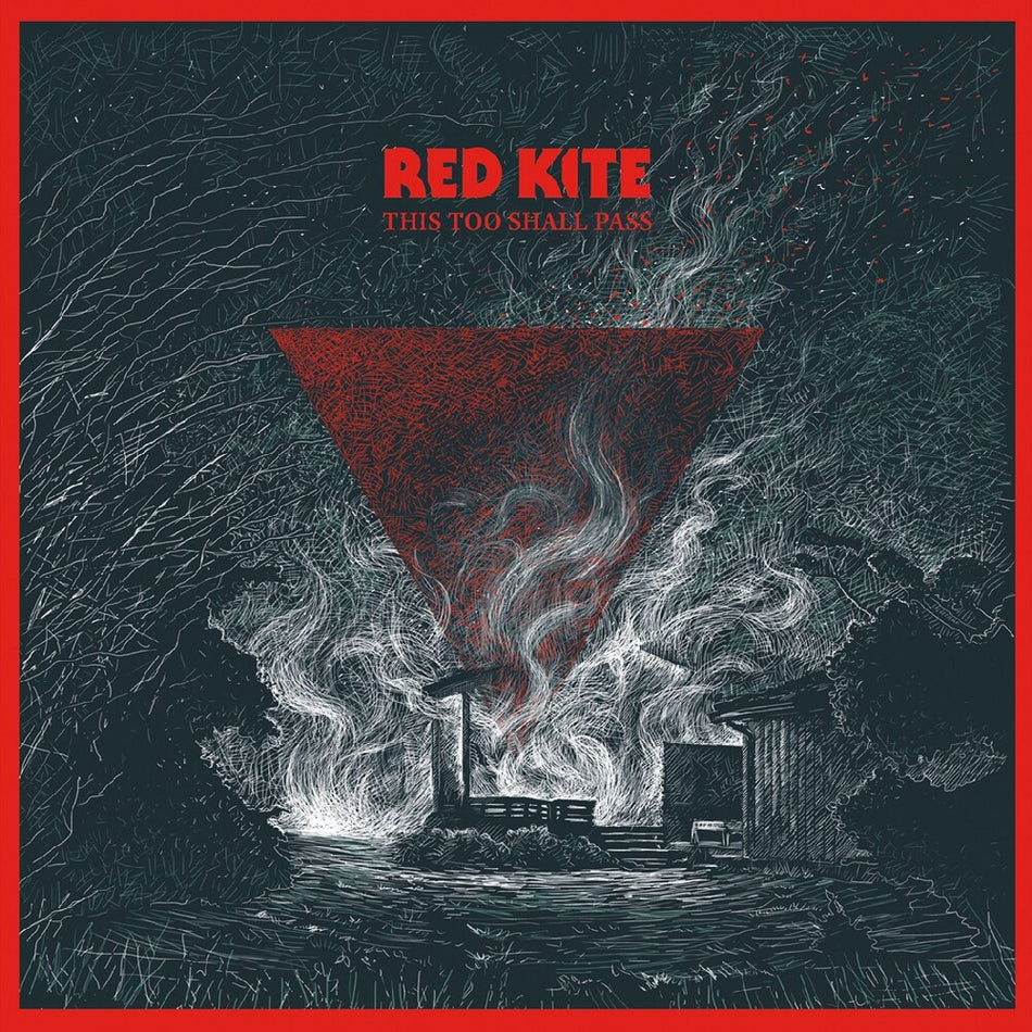the album cover for Red Kite - This Too Shall Pass - Red [Colored Vinyl] (Red)