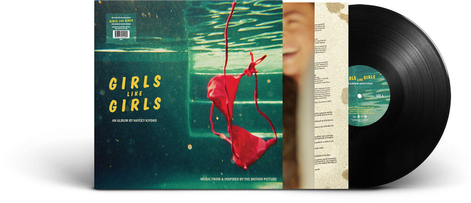 the album cover for Hayley Kiyoko - girls like girls the album [Black]