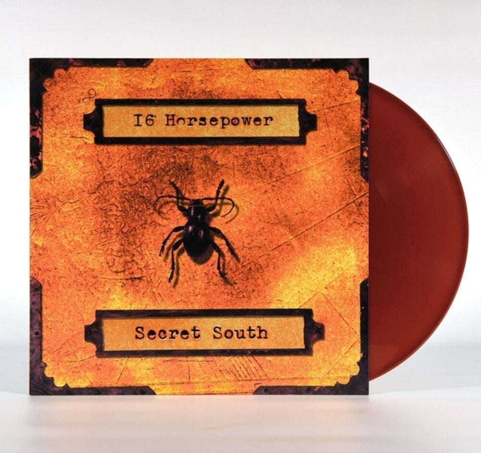the album cover for 16 Horsepower - Secret South [Colored Vinyl] [Limited Edition] (Red)