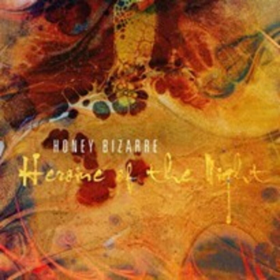 the album cover for Honey Bizarre - Heroine Of The Night - Orange Vinyl
