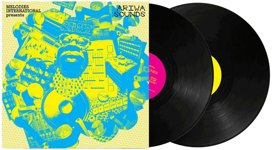 the album cover for Mad Professor - Melodies International Presents Ariwa Sounds