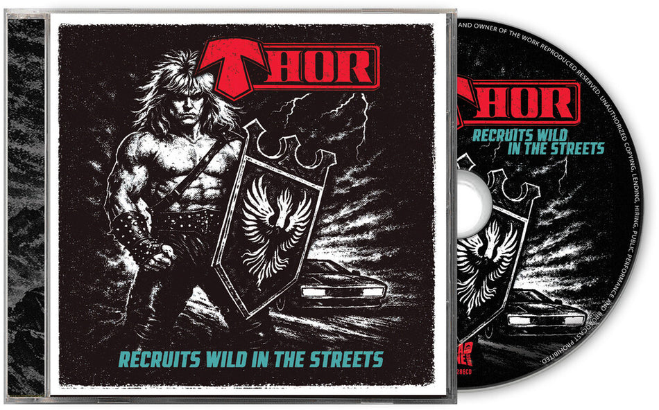 the album cover for Thor - Recruits Wild In The Streets -