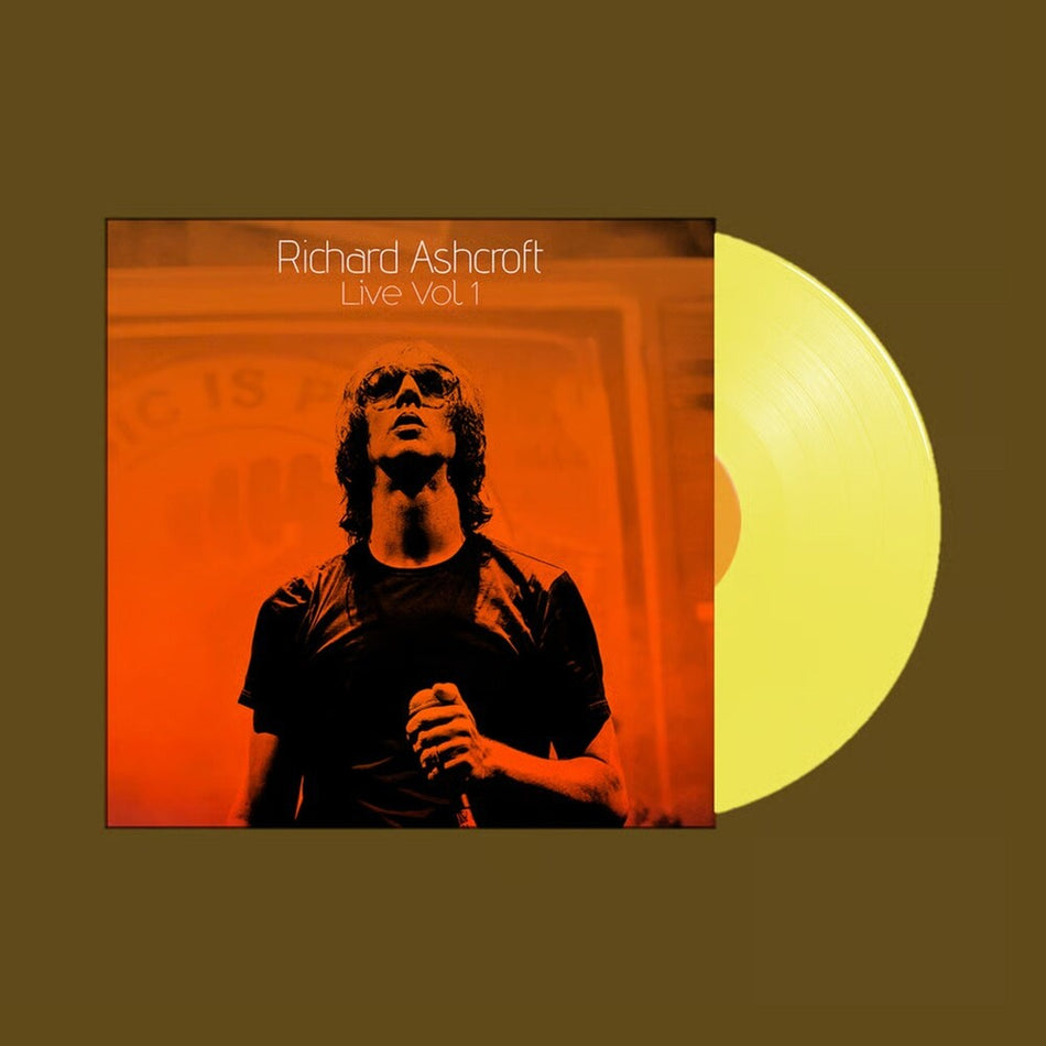 the album cover for Richard Ashcroft - Richard Ashcroft Live Vol 1 [Colored Vinyl] (Ylw)