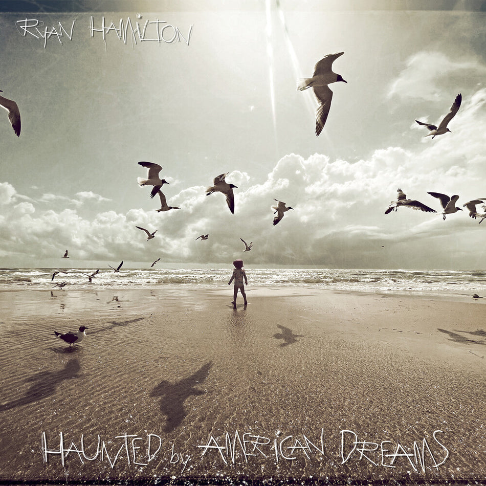 the album cover for Ryan Hamilton - Haunted by American Dreams