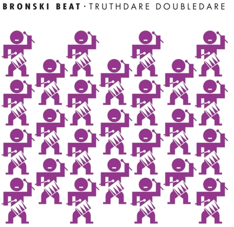 the album cover for Bronski Beat - Truthdare Doubledare (purple Vinyl)