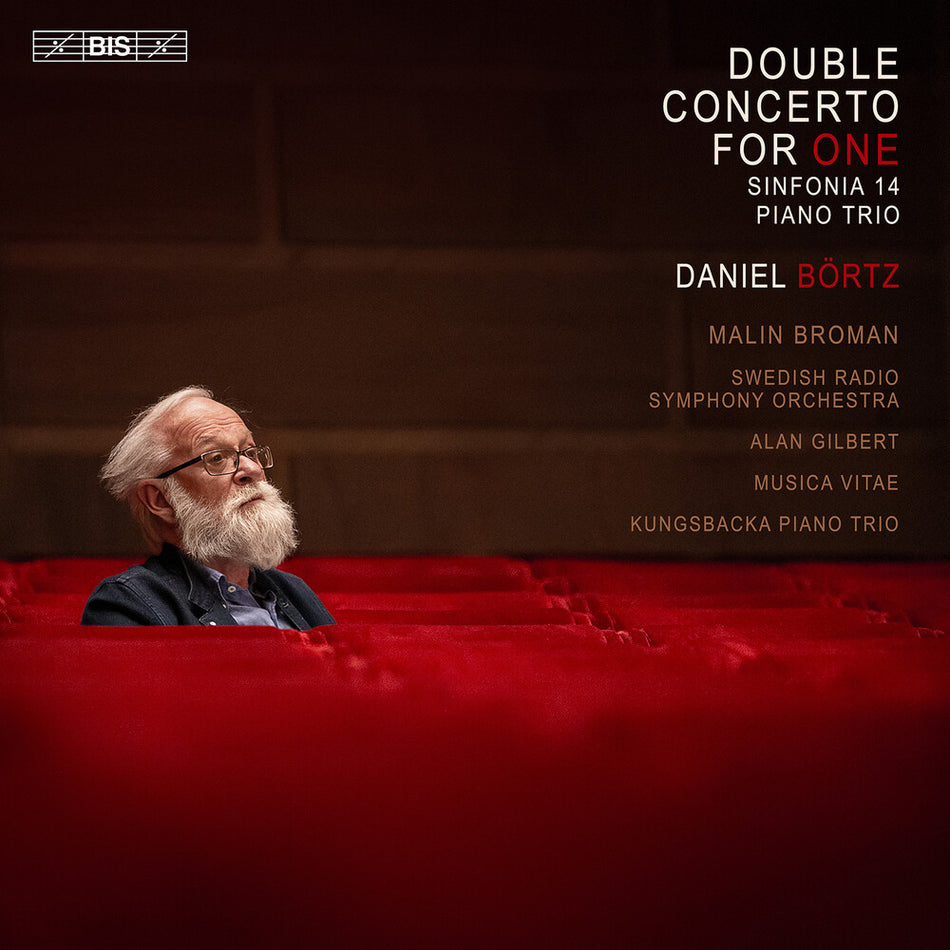 the album cover for Malin Broman - Daniel Bortz: Double Con For One