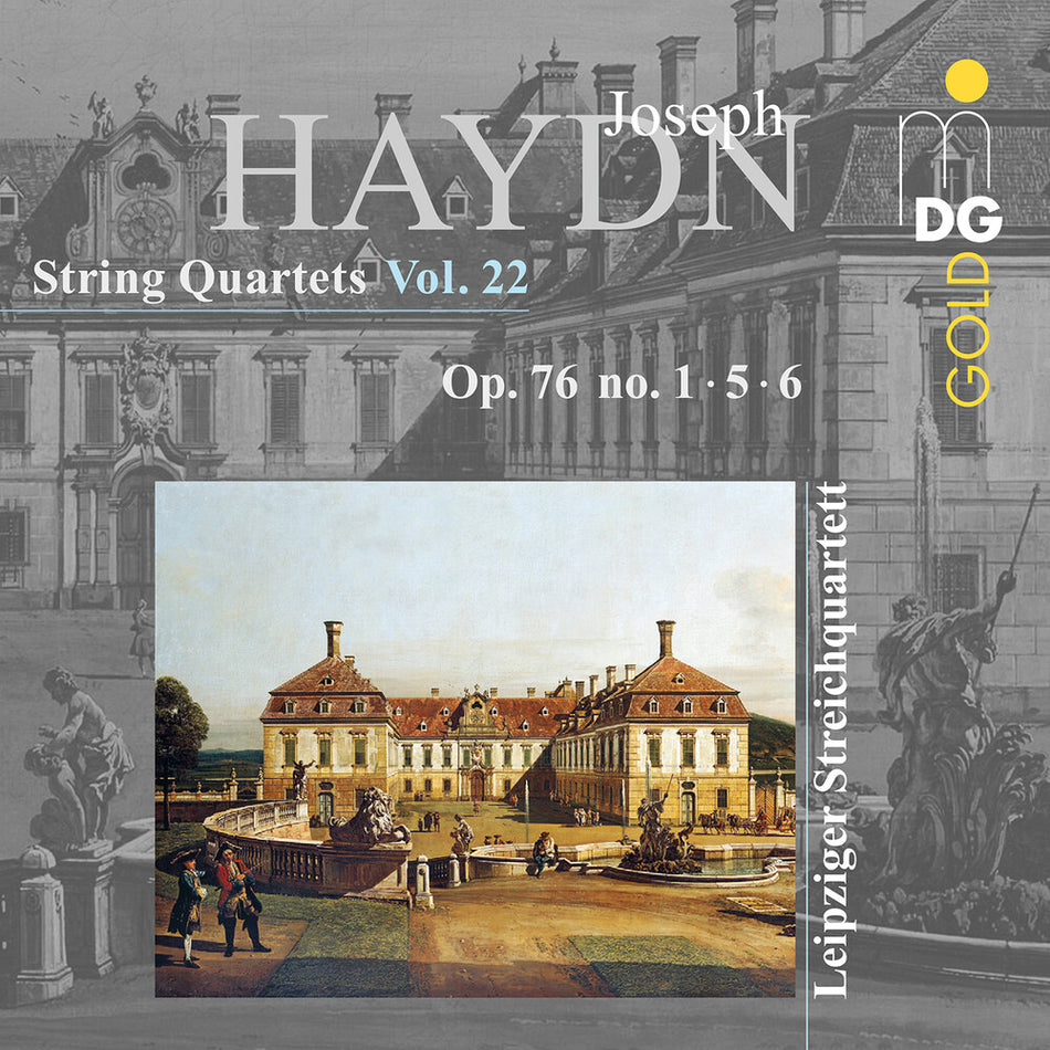 the album cover for Leipziger Streichquartett - Haydn: Str Quartets Vol. 22