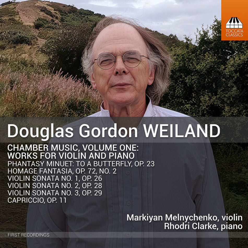 the album cover for Markiyan Melnichenko - Douglas Gordon Weiland: Chamber Music Vol. 1