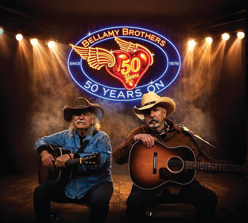 the album cover for Bellamy Brothers - 50 Years on