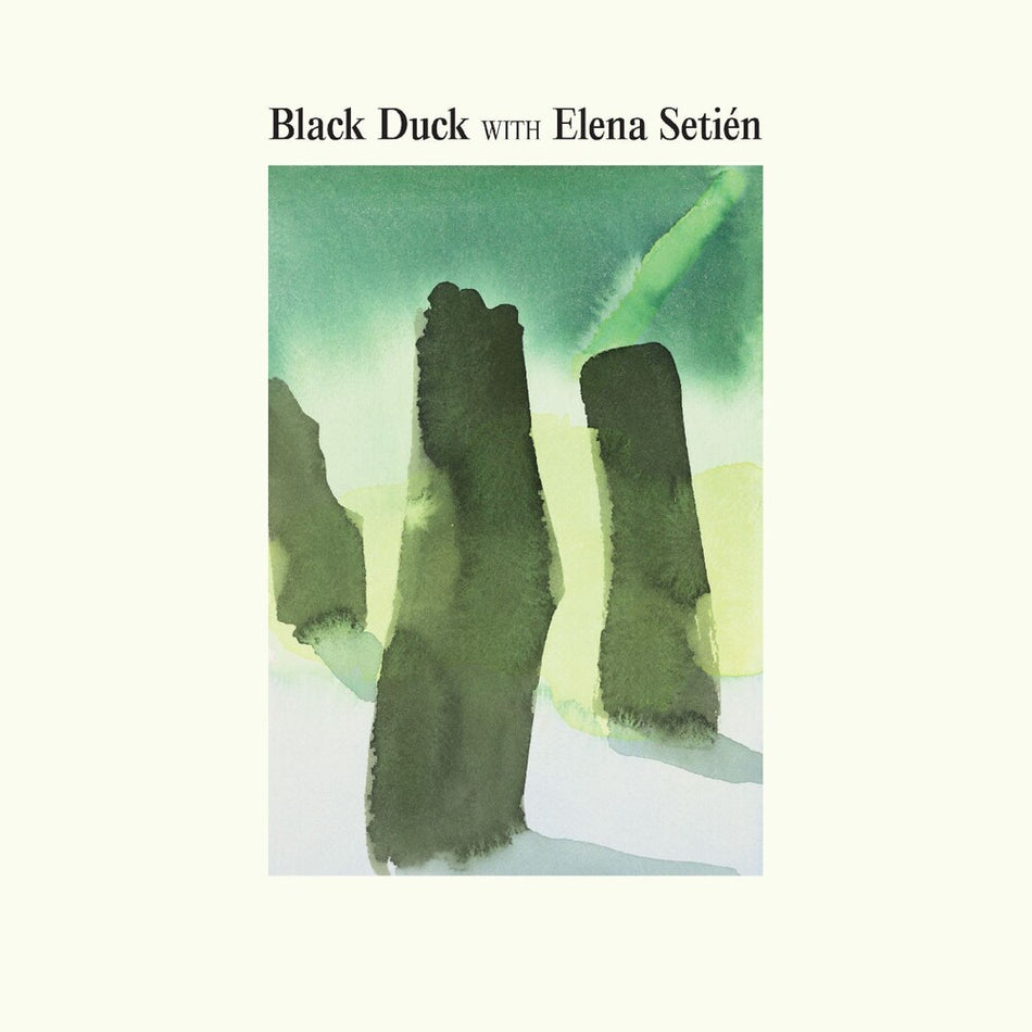 the album cover for Black Duck / Elena Setien - Black Duck With Elena Setien [Indie Exclusive Coke Clear]