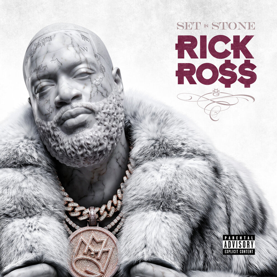 the album cover for Rick Ross - Set In Stone
