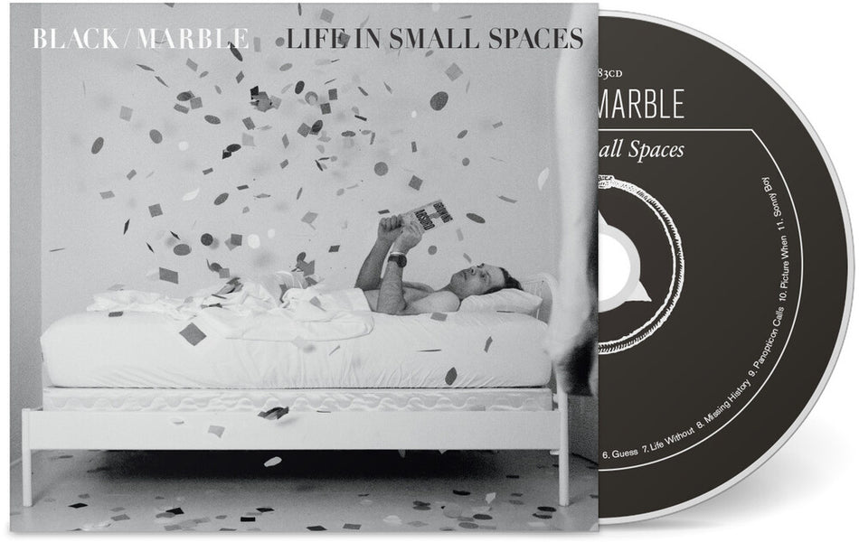 the album cover for Black Marble - Life in Small Spaces