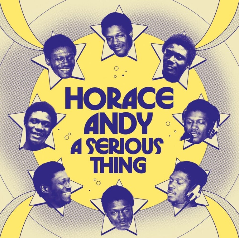 the album cover for Horace Andy - Serious Thing (Phot)