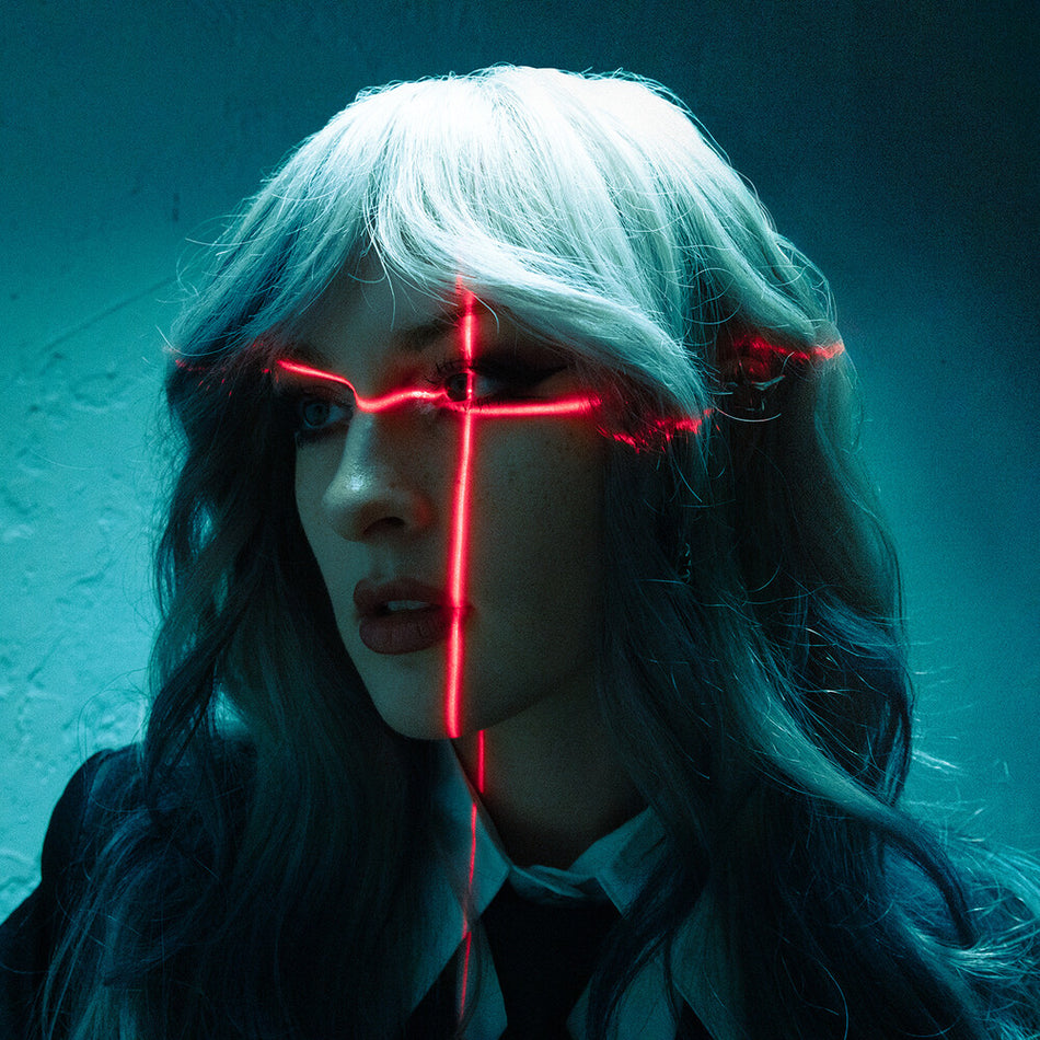 the album cover for Mothica - Somewhere in Between (transparent Light Blue Vinyl)