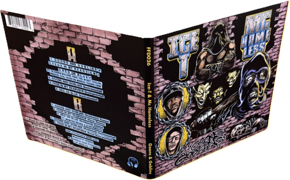 the album cover for Mc Homeless / Ice-T - Goons & Goblins (Bonus Track) [Digipak]