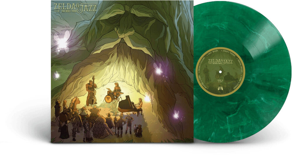 the album cover for Deku Trio - Zelda & Jazz [Green Marble]