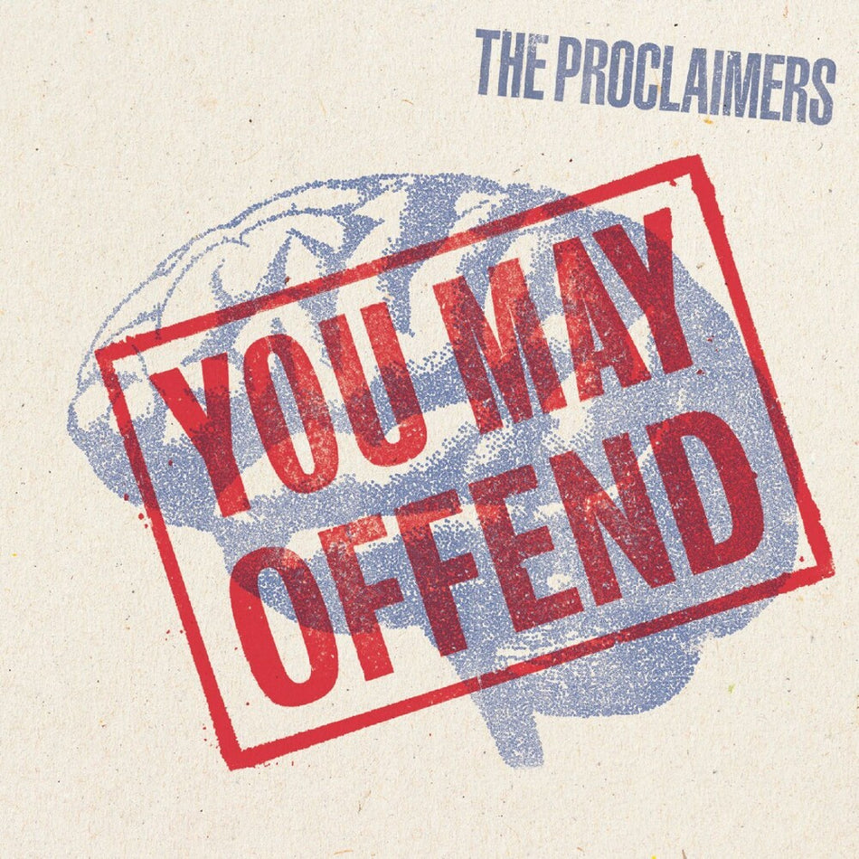 the album cover for Proclaimers - You May Offend - Red [Colored Vinyl] (Ofgv) (Red)