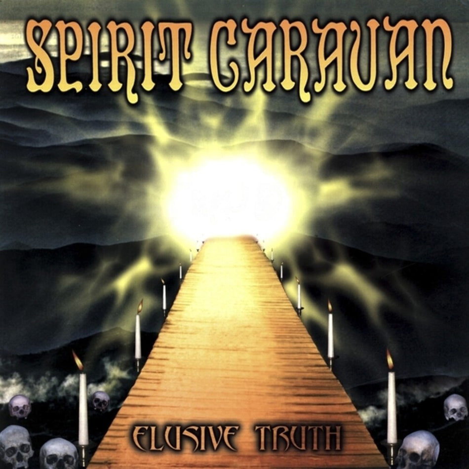 the album cover for Spirit Caravan - Elusive Truth (purple Vinyl)