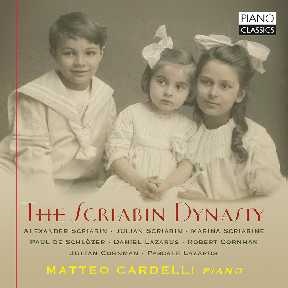 the album cover for Matteo Cardelli - Scriabin Dynasty